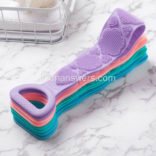 manufatto in gomma siliconica per le persone che strofinano indietro l&#39;asciugamano